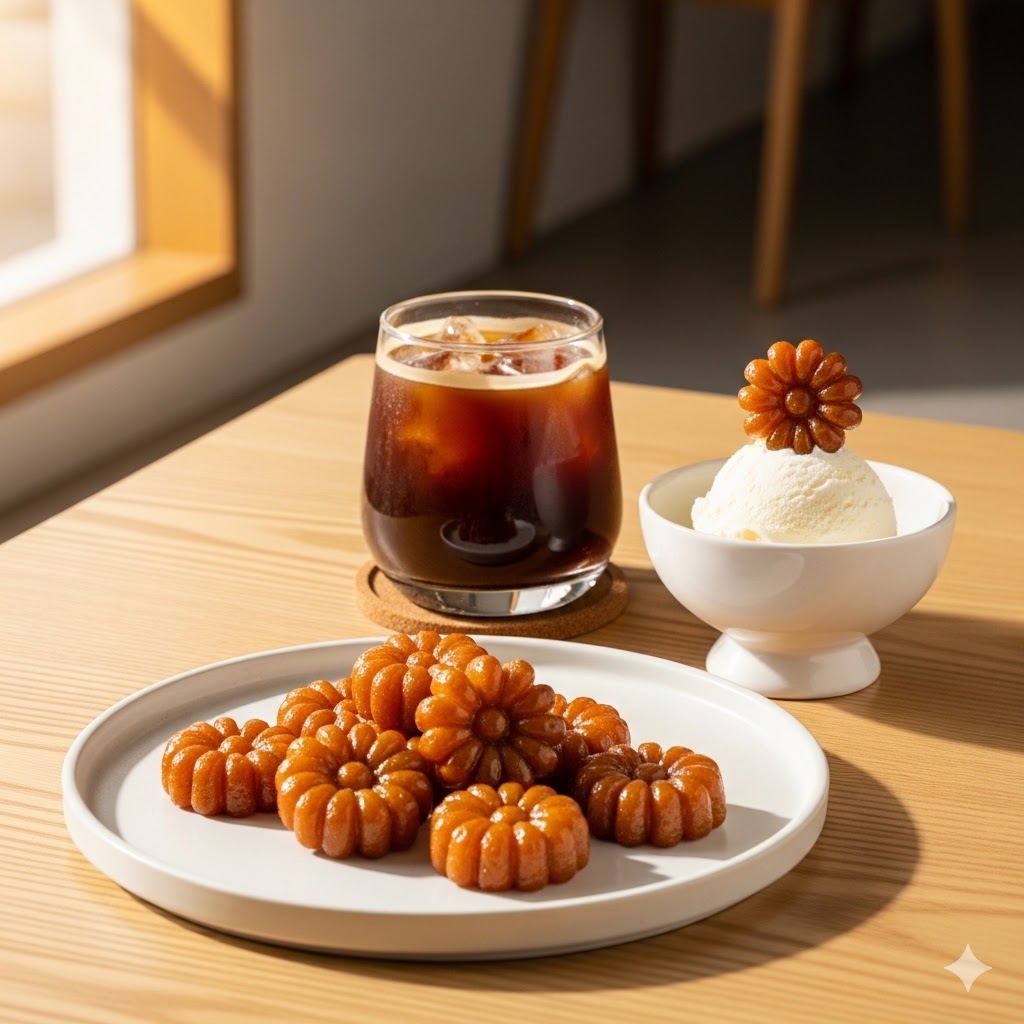 Traditional Korean Honey Cookies - Yakgwa